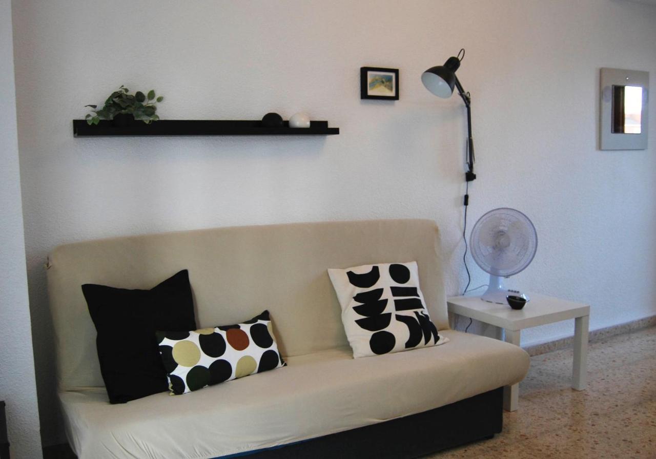 Apartamento Muy Coqueto En 1º Linea De Playa Playa de Gandia Exterior foto